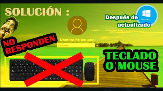 SOLUCIÓN problema de teclado ó ratón que NO funciona después de actualización de Windows GARANTIZADO