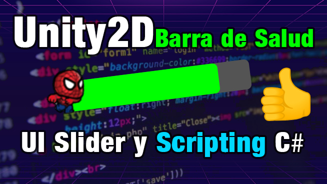 Unity 2D UI Slider Barra de Salud del Personaje