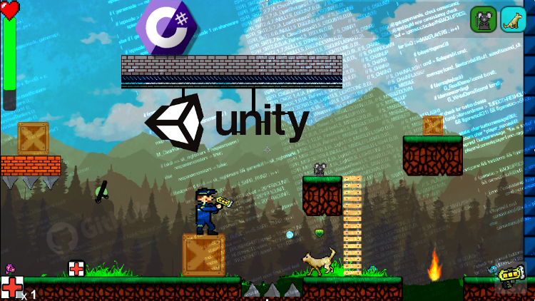 Desarrollo de videojuegos en Unity 2D crea personajes, enemigos y escenarios paso a paso fácil y rápido